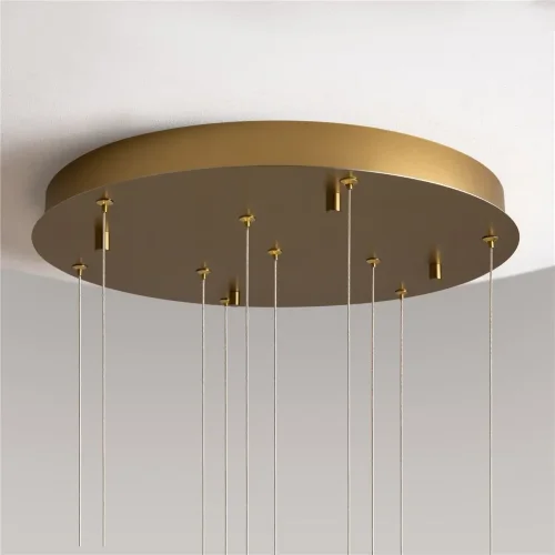 Подвесной светильник Pharao 3000К 39Вт (Черный и Латунь) - фото 7