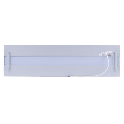 ULO-K16B 2x22W-4000K-L100 5W-RGB IP44 LIGHT GREY Светильник линейный светодиодный подвесной с фоновой подсветкой, Белый свет 4000К, Алюминий, Цвет светло-серый, TM Uniel - фото 3