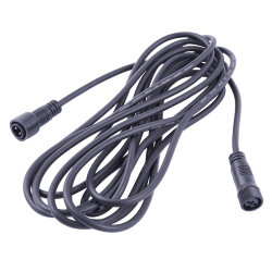 UCX-F90 E-5M-BK Удлинитель для гирлянд серии F90PRO, 5м, Статика-мерцание, IP67, Черный, TM Uniel