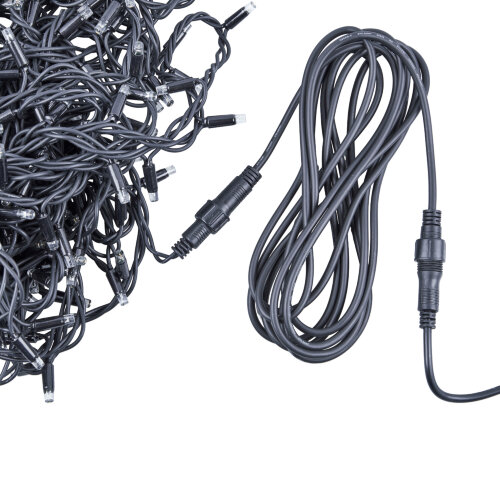 UCX-F90 E-5M-BK Удлинитель для гирлянд серии F90PRO, 5м, Статика-мерцание, IP67, Черный, TM Uniel - фото 2