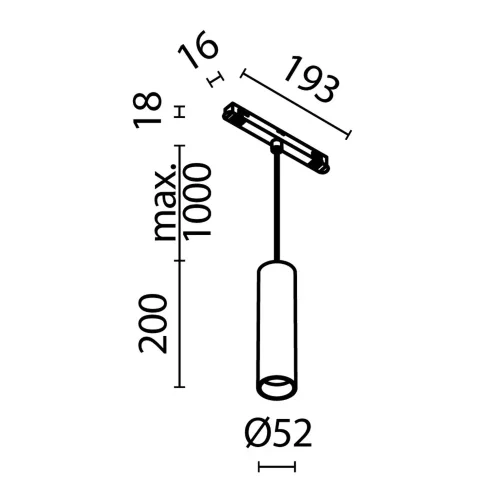 Трековый светильник Фокус / Focus Led Exility 2700-6000K 12Вт 36° Dim Smart (Черный) TR041-4-12W3K-M-DS-BBS - фото 10