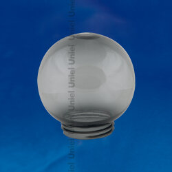 UFP-R150A SMOKE Рассеиватель в форме шара для садово-парковых светильников, Диаметр 150мм, Тип соединения с крепежным элементом резьбовой, Материал САН-пластик, Цвет дымчато-серый, Упаковка 16 шт, в групповой картонной коробке.