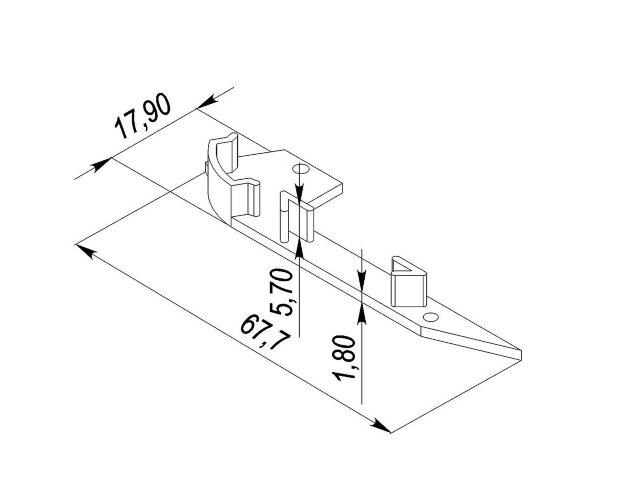 Заглушка для LC-PDS-1867 Правая - фото 2