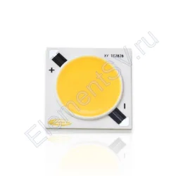 Светодиодная COB матрица XY-TC2828 W75 (30-34V, 20W, 600mA, EPISTAR, warm white)