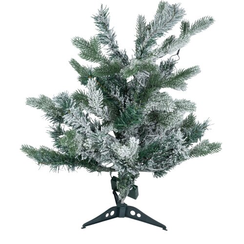 ULD-T5460-030-SNA-3AA WARM WHITE IP20 XMAS TREE SNOW Дерево светодиодное Ёлочка снежная, на батарейках 3АА не в-к, 54х60см, 30 светодиодов, Теплый белый свет, TM Uniel - фото 1
