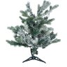 ULD-T5460-030-SNA-3AA WARM WHITE IP20 XMAS TREE SNOW Дерево светодиодное Ёлочка снежная, на батарейках 3АА не в-к, 54х60см, 30 светодиодов, Теплый белый свет, TM Uniel - фото 1
