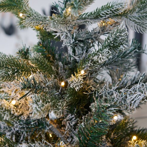 ULD-T5460-030-SNA-3AA WARM WHITE IP20 XMAS TREE SNOW Дерево светодиодное Ёлочка снежная, на батарейках 3АА не в-к, 54х60см, 30 светодиодов, Теплый белый свет, TM Uniel - фото 8