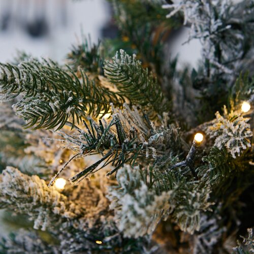 ULD-T5460-030-SNA-3AA WARM WHITE IP20 XMAS TREE SNOW Дерево светодиодное Ёлочка снежная, на батарейках 3АА не в-к, 54х60см, 30 светодиодов, Теплый белый свет, TM Uniel - фото 10