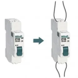 Заглушка клеммная пломбируемая для ВА-101 нов. DEKraft 18107DEK