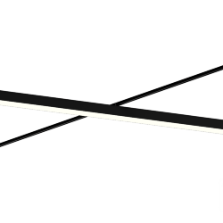 Трековый светильник 6063 5050 TR4 (RAL9005/1250mm/Prizma — 4K/48W)