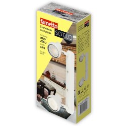 DLC-S621 GU10x2 WHITE Светильник декоративный накладной, серия Sotto, Без ламп, цоколь GU10x2шт, Металл, Белый, TM Fametto