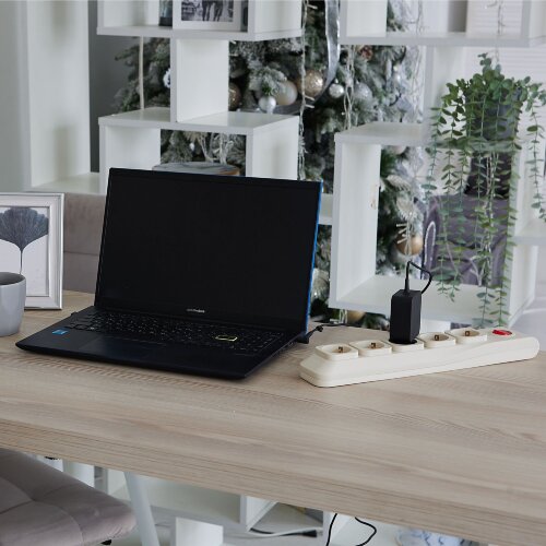 S-GSL5-3 IVORY Cетевой фильтр серии Lux, 3м Пвс 3x0.75, 5 гнезд, с-з, 10А, Защита от перенапряжения, короткого замыкания. - фото 6