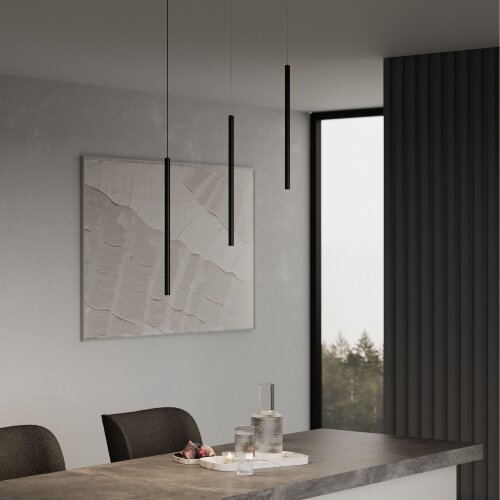 Подвесной светодиодный светильник Flinn 4W 4000К черный - Фото 5