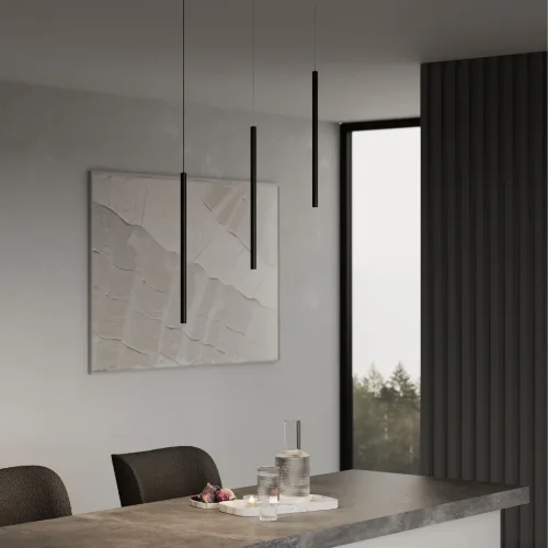 Подвесной светодиодный светильник Flinn 4W 4000К черный 50263 LED - фото 5