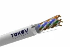 Кабель витая пара F/UTP 4х2х24AWG(0.51мм) кат.5E PVC indoor Fluke tested 305м (м) PRO TOKOV ELECTRIC TKP-C06-F42-5E-305-PVC - фото
