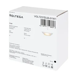 Встраиваемый светильник VGL7237DLB-01W1 - GU10x1 (Белый) VGL7237DLB-01W1