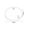 ULW-K20F 18W-4000K SENSOR IP54 WHITE Светильник светодиодный влагозащищенный, с датчиком движения, Круг, Белый свет 4000K, 1600Лм, Диаметр 220мм, Корпус белый - фото 2