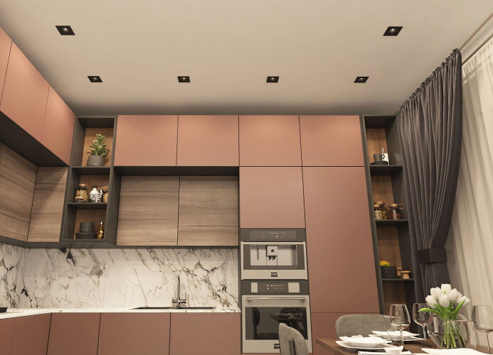 DK2121-BK Встраиваемый светильник, IP 20, 50 Вт, GU10, черный, алюминий. Фото 4