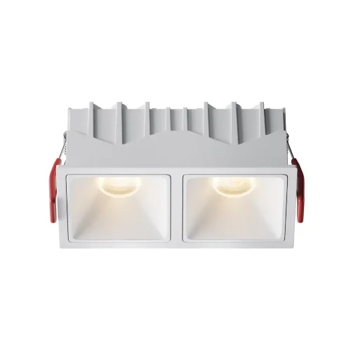 Встраиваемый светильник Альфа / Alfa LED 20 Вт 3000 К 50° (Белый) DL043-02-10W3K-SQ-W-1 - фото
