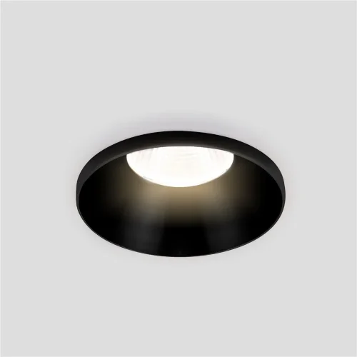 Встраиваемый точечный светодиодный светильник 25026/LED 7W 4200K BK черный - фото