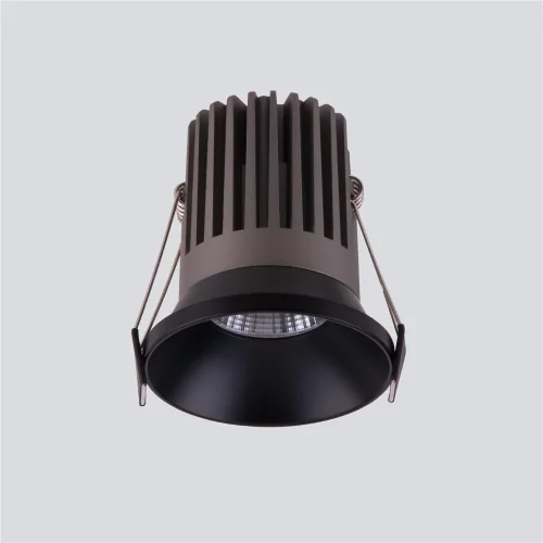 Встраиваемый точечный светодиодный светильник 25026/LED 7W 4200K BK черный - фото 2