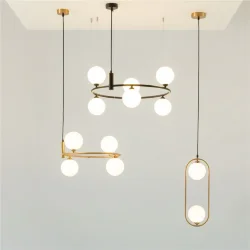 Подвесной светильник Ring G9х6 (Черный)