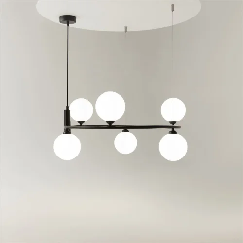 Подвесной светильник Ring G9х6 (Черный) - фото 9