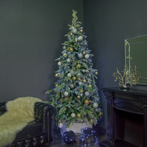 ULD-S20000-2000-DGA WHITE IP20 DEW Гирлянда светодиодная Роса, 200м, 2000 светодиодов, Белый свет, Провод зеленый - фото 9