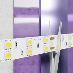 Светодиодная лента 24В 5050 28,8Вт/м 6000K 5м IP20 15мм (Белый)