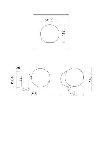 Настенный светильник (бра) Freya FR5013WL-01CH (Хром) - фото 14