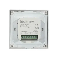 Сенсорная панель T12-1 White IC36 (220V, CCT, 4 zone, DMX512, RF 2.4GHz)