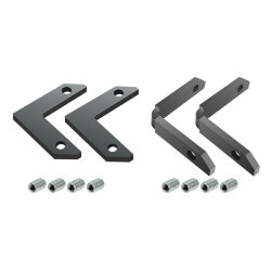 Комплект угловых соединителей трека SMART ONE, алюминий, Denkirs TR2027-AL