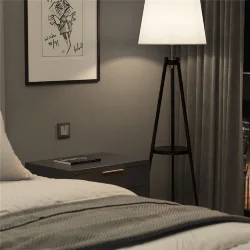 Рамка из поликарбоната на 1 пост Stark графит матовый W0011864