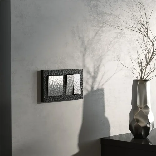 Рамка из поликарбоната на 2 поста Hammer черный W0022408 - фото 4