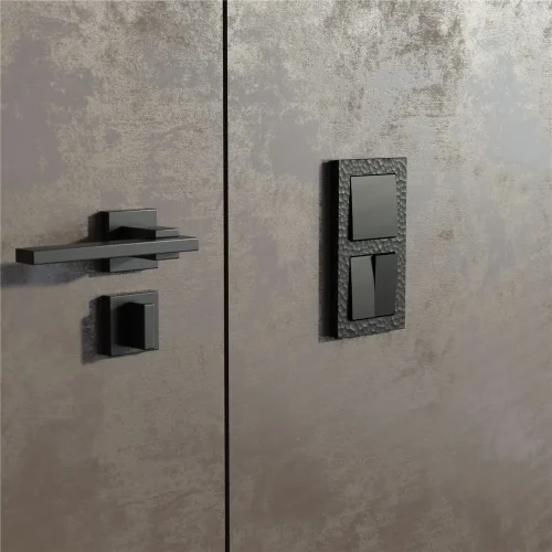 Рамка из поликарбоната на 2 поста Hammer черный W0022408 - фото 2