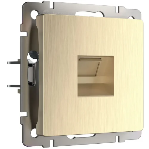 Розетка Ethernet RJ-45 (шампань рифленый) W1181010 - фото