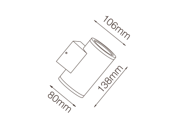 'Светильник ландшафтный,серый, CAMD-8304512F-DN. Фото 2