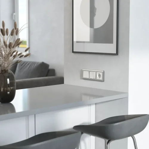 Клавиша для выключателя перекрестного (перламутровый рифленый) W1119013 - фото 3