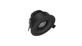 Светильник  встраиваемый наклонный, серия MINI COMBO, Черный, 8Вт, IP20, Теплый белый (3000К), DL-MINI-0801-38-BL-8-WW. Фото 2