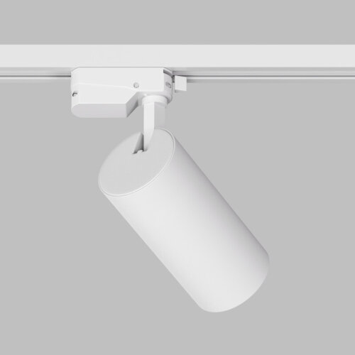 DK6453-WH Трековый светильник SOLID KOPER, 145мм, d70, 220V, LED 3000K, 24W, IP20, белый, алюминий. Фото 3
