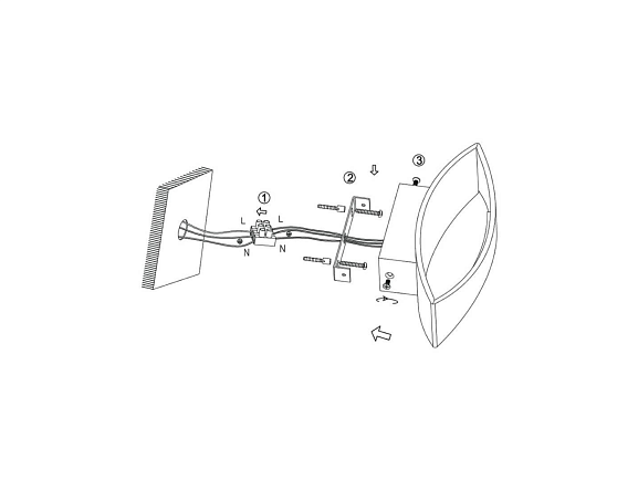 Светильник настенный GW OLE белый, 4000K, GW-A715-5-WH-NW. Фото 4