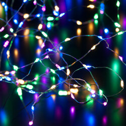 Гирлянда нить "роса" мульти 10М IP20 400-009 (060414)