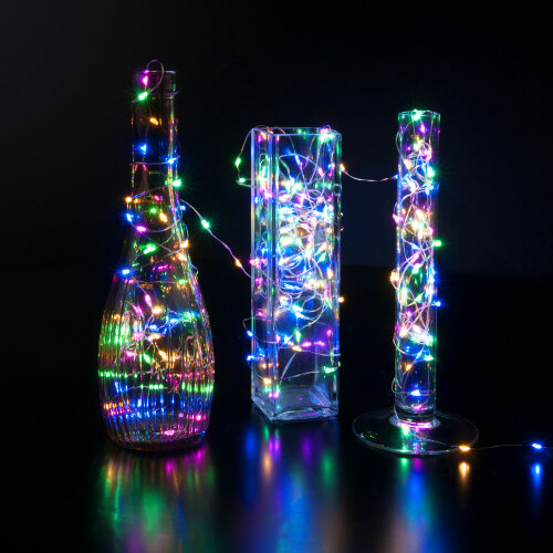 Гирлянда нить "роса" мульти 10М IP20 - фото 1