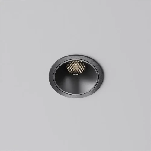 Встраиваемый светильник Альфа / Alfa LED 10 Вт 4000 К 60° (Черный) DL043-01-10W4K-RD-B-1 - фото 2