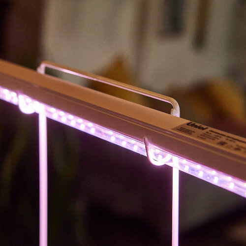 ULI-P32-18W-SPLX IP40 WHITE Светильник для растений светодиодный линейный, 560мм, выкл, на корпусе, Алюминий, Спектр с дальним красным для фотосинтеза, TM Uniel - фото 8