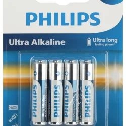Элемент питания алкалиновый AAA/LR03 1.5В Ultra (уп.4шт) Philips Б0062734