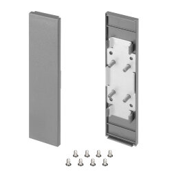Заглушка SL-LINE-25100-DUAL SILVER глухая (Arlight, Пластик) 050522