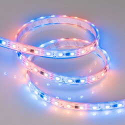 Светодиодная лента герметичная SPI-PFS-В60-12mm 12V RGB-РХ3 (14.4W/m, IP68, 5060, 5m) (Arlight, бегущий огонь) 026155(3)