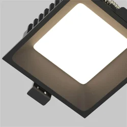 Встраиваемый светильник Okno 3000-4000-6000K 8Вт 100° IP 44 (Черный)