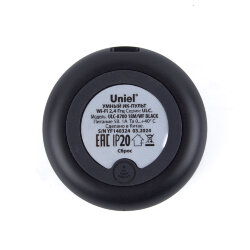 ULC-A700 18M-WF BLACK Умный ИК-пульт Wi-Fi, универсальный, micro-USB 5V в-к, 18м, Черный, Голосовое управление+приложение UnielSmart, TM Uniel